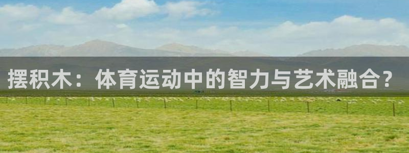  利记体育app：摆积木：体育运动中的智力与艺术融合？